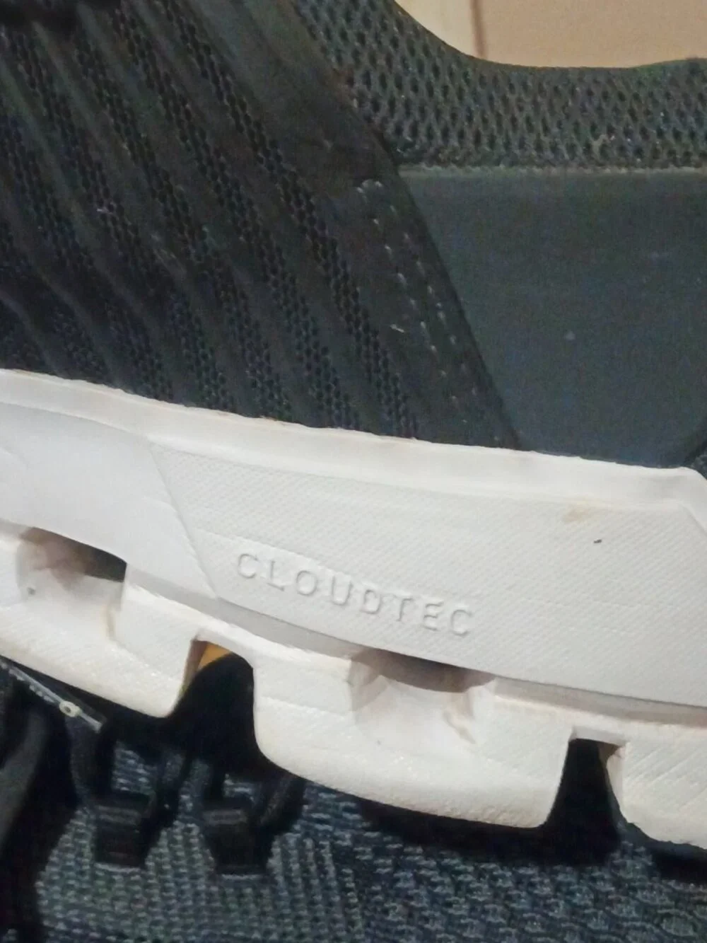 On Cloud Shoes Mens Size 12.5 Black CloudTec Swiss Engineering Running Sneakers